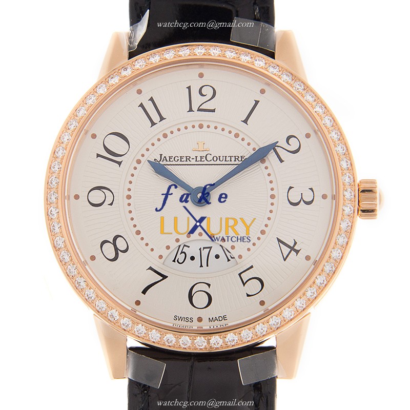 Jaeger-Lecoultre Q3472530 Quartz 18kt Rose Gold | Alligator Black | Rendez Vous Replica Watch - Luxury Replica Watch