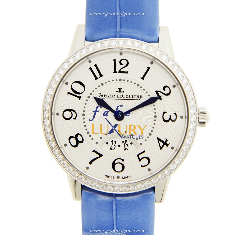 -3478421 - Jaeger-Lecoultre RENDEZ VOUS Quartz Stainless Steel & Diamond Replica Watch - Silver - Luxury Replica Watch