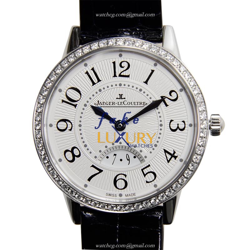 Jaeger-Lecoultre Q3478422 RENDEZ VOUS Quartz Stainless Steel & Diamonds Replica Watch | Alligator - Luxury Replica Watch