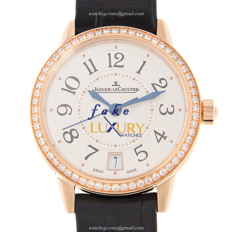 Jaeger-Lecoultre Q3512421 Rendez-Vous Replica Watch, 27.5mm Rose Gold Case, Silver Dial - Luxury Replica Watch
