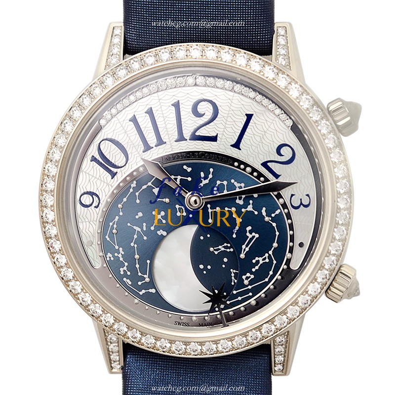 Jaeger-Lecoultre Q3523490 RENDEZ VOUS Auto 18kt White Gold Diamond Bezel Replica Watch - Luxury Replica Watch