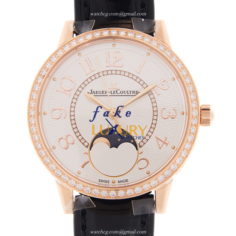 Jaeger-Lecoultre Q3572430 Automatic 18kt Rose Gold & Diamonds Replica Watch, Sapphire Crystal - Luxury Replica Watch