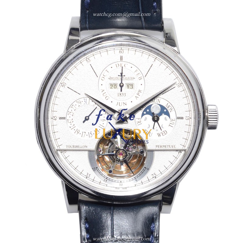 Jaeger-Lecoultre Q5046520 Master Ultra Thin Automatic 18kt White Gold Replica Watch - Luxury Replica Watch