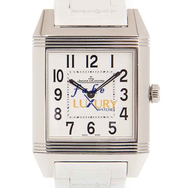 Jaeger-Lecoultre Q7068720 REVERSO Quartz Stainless Steel - White Dial - Replica Watch - Luxury Replica Watch