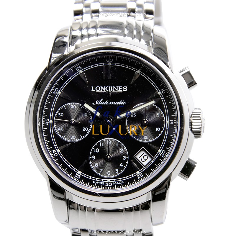 L2.753.4.52.6 - Longines Saint Imier Replica Watch Automatic Black Dial Stainless Steel
