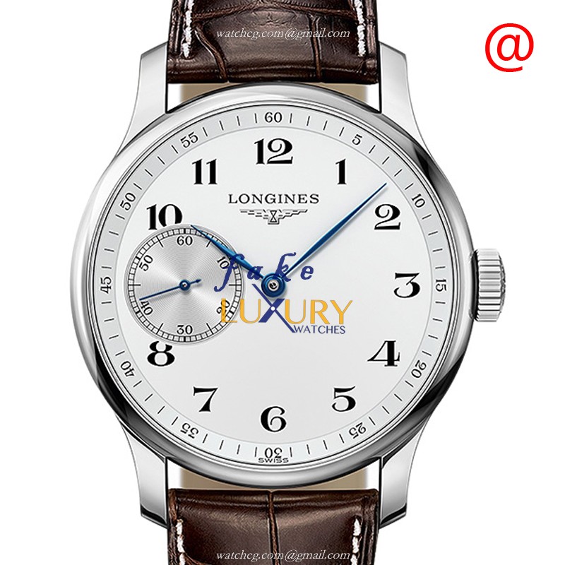 L2.841.4.18.3 - Longines Master Replica Watch Automatic Silver Dial Alligator Strap