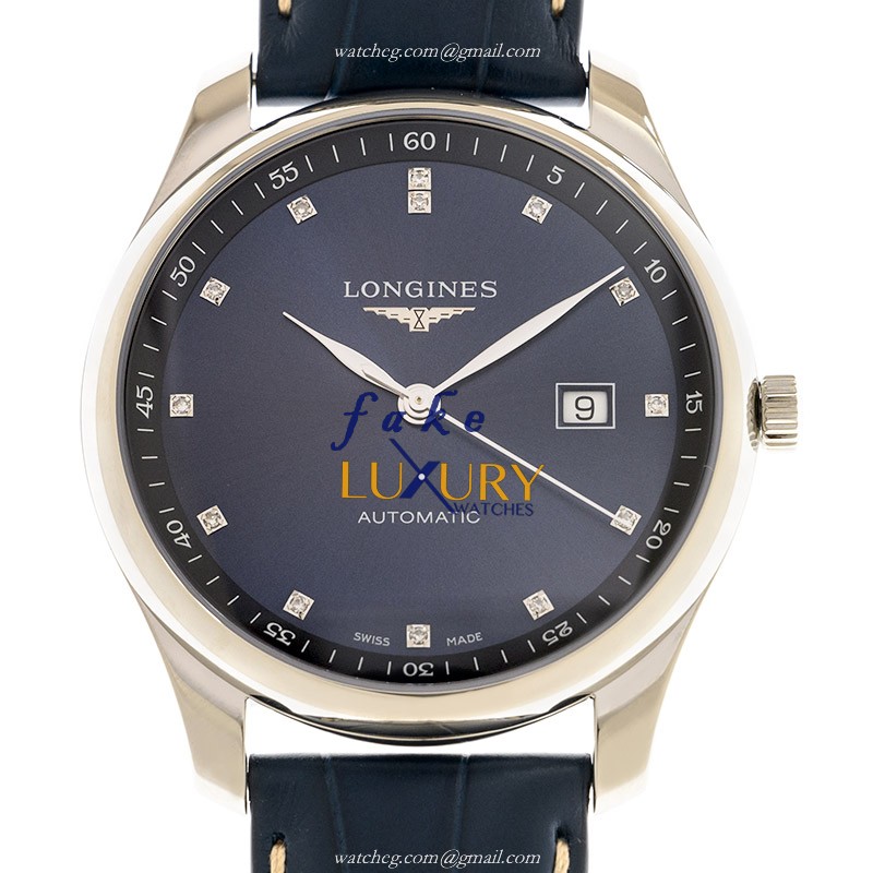 L2.893.4.97.0 - Longines Master Replica Watch Automatic Blue Dial Steel