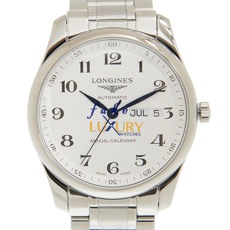 L2.910.4.78.6 - Longines Master Automatic Replica Watch Silver Dial Stainless Steel 40mm