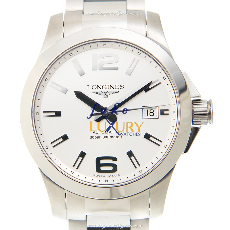 L3.676.4.76.6 - Longines Conquest Replica Watch Automatic Silver Dial Stainless Steel