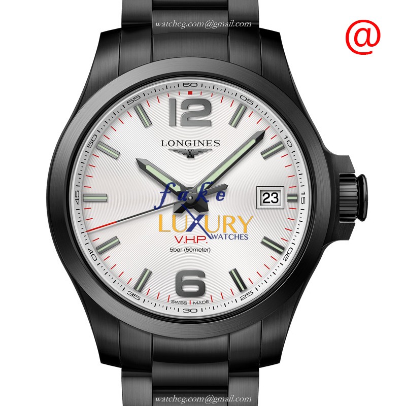 L3.716.2.76.6 - Longines Conquest Replica Watch - Quartz Stainless Steel - White Dial