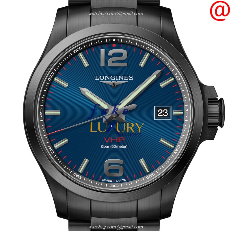 L3.726.2.96.6 - Longines Conquest Quartz Replica Watch Blue Dial Stainless Steel