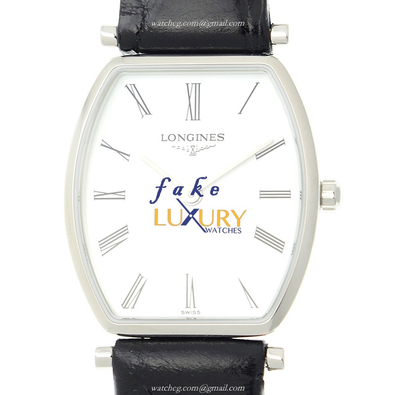 L4.205.4.11.2 - Longines La Grande Quartz Replica Watch - White Dial Alligator Strap