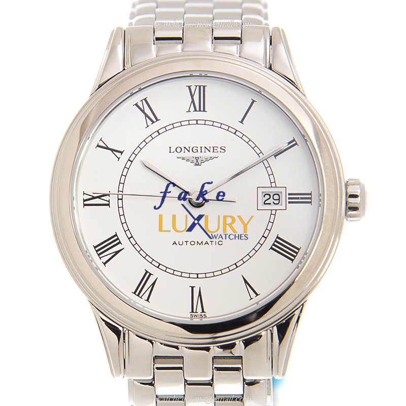 L4.374.4.21.6 - Longines Flagship Replica Watch - Automatic White Dial Stainless Steel