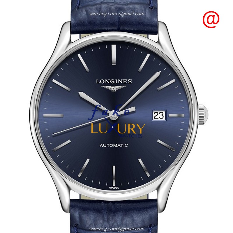 L4.960.4.92.2 - Longines Lyre Replica Watch Automatic Blue Dial Leather
