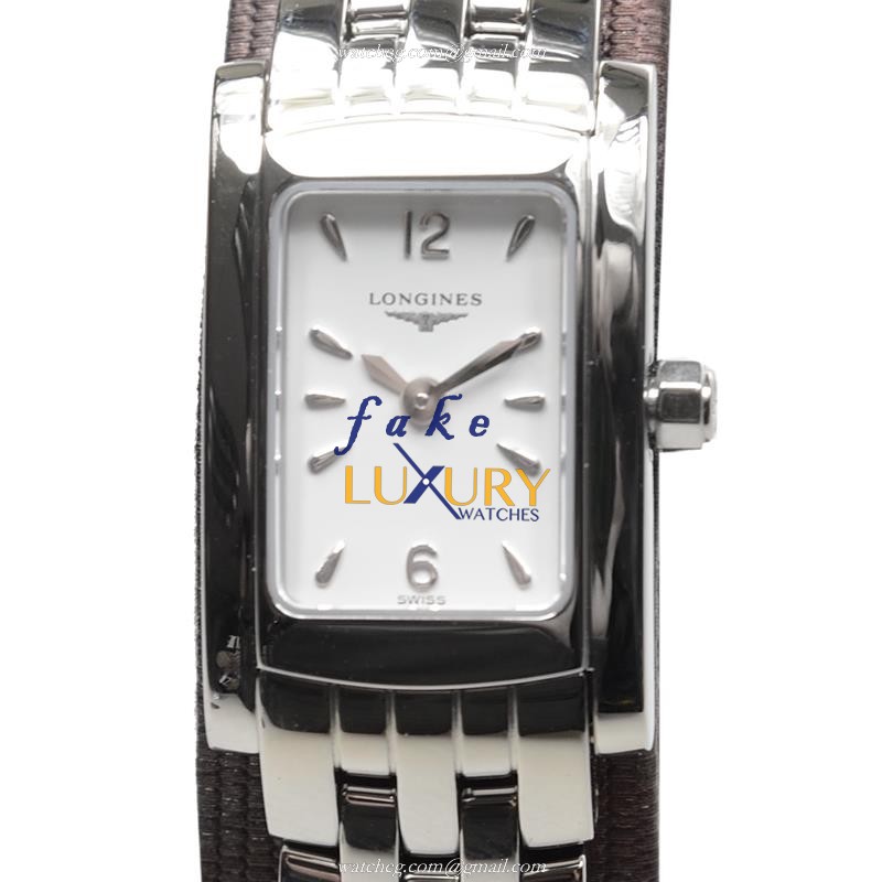 L5.158.4.16.6 - Longines Dolce Vita Replica Watch - Quartz Stainless Steel White Dial Silver