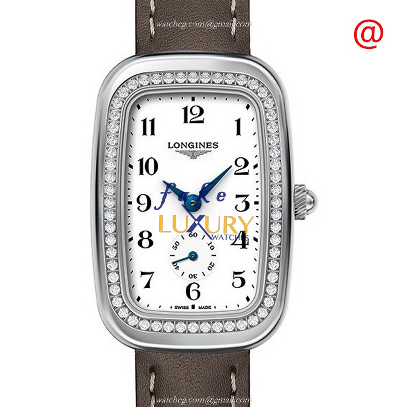 L6.142.0.13.2 - Longines Equestrian Replica Watch Quartz White Dial Stainless Steel Diamonds