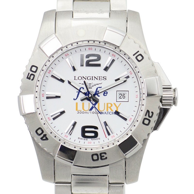 Longines Conquest L3.247.4.16.6 Replica Watch White Dial Quartz Stainless Steel Silver Bracelet