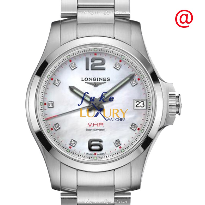 Longines Conquest L3.316.4.87.6 Quartz White Dial Stainless Steel | Replica Watch