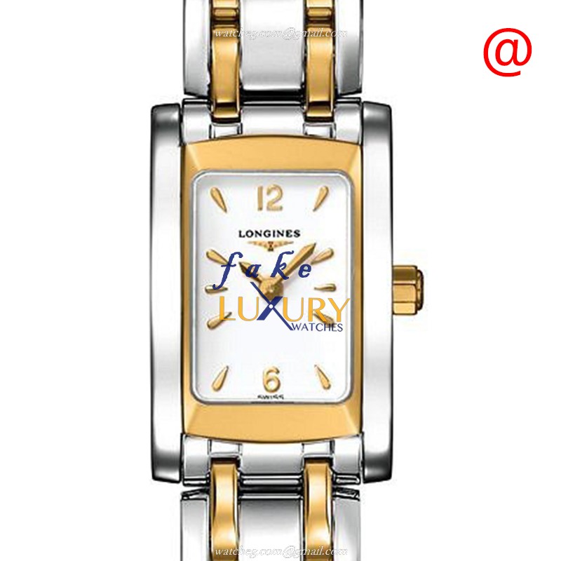Longines Dolce Vita L5.158.5.28.7 Quartz 18kt Gold Steel White Dial Replica Watch