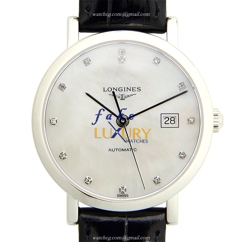 Longines Elegant Automatic Stainless Steel L4.310.4.87.2 Silver Dial Replica Watch