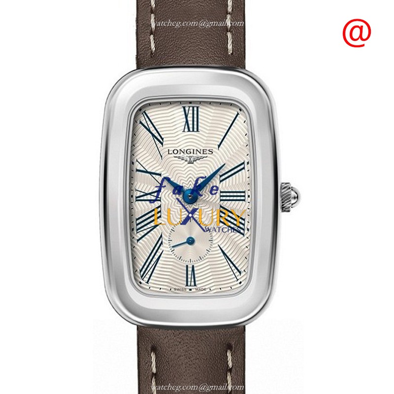 Longines Equestrian L6.143.4.71.2 Quartz 26mm Silver Dial Brown Leather 30m Replica Watch