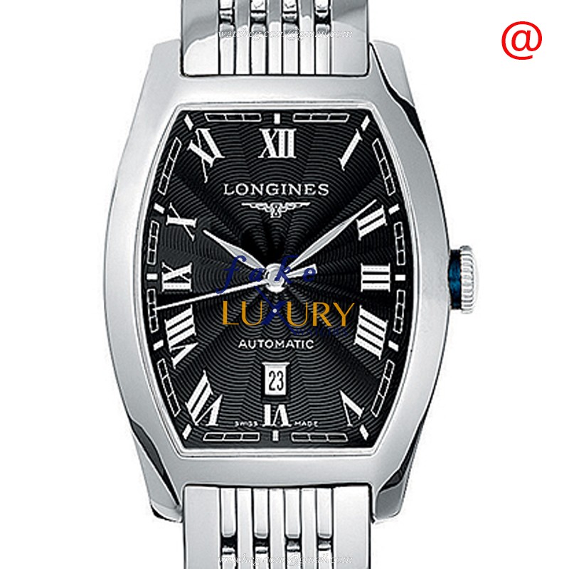 Longines Evidenza L2.142.4.51.2 Automatic Stainless Steel Black Dial Sapphire Crystal Replica Watch
