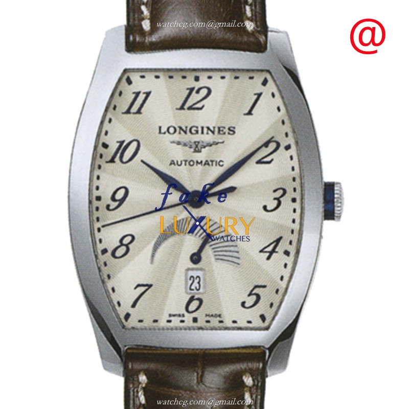 Longines Evidenza L2.672.4.73.4 38.75mm Stainless Steel Automatic Silver Dial Brown Leather Strap