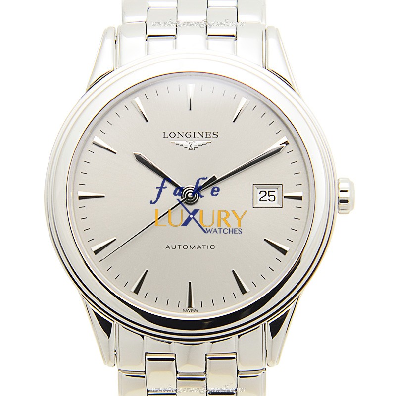 Longines FLAGSHIP L4.874.4.72.6 Automatic Stainless Steel Silver Dial Sapphire Crystal Replica Watch