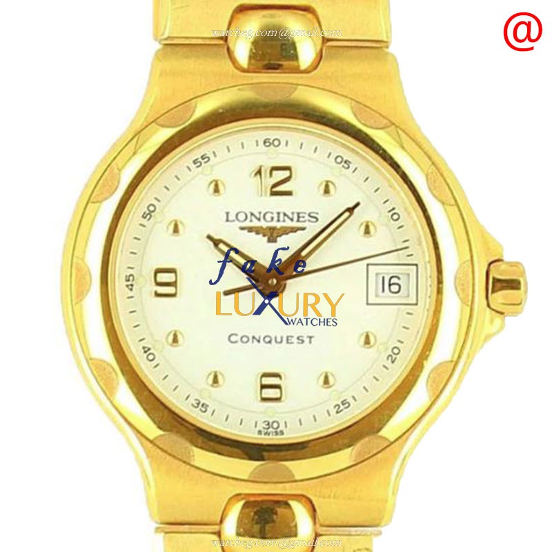 Longines L1.131.6.16.6 Replica Watch, 18kt Yellow Gold Case, Quartz Movement