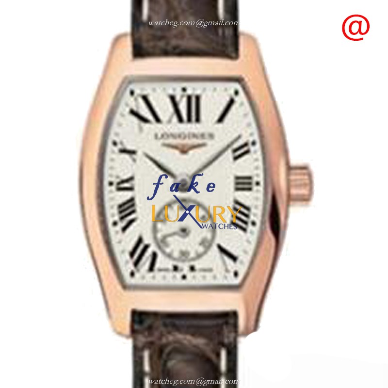 Longines L2.175.8.71.5 Evidenza Replica Watch, Automatic, Silver White Dial, 18kt Rose Gold Case - Luxury Replica Watch