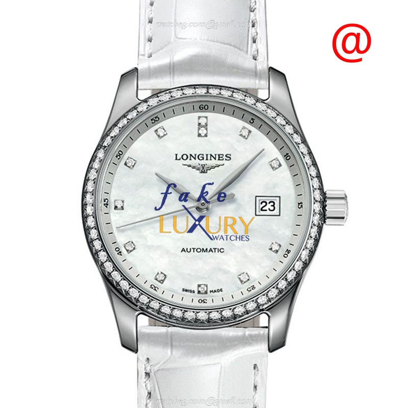Longines L2.257.0.87.2 - Master Automatic - Stainless Steel & Diamond - Replica Watch