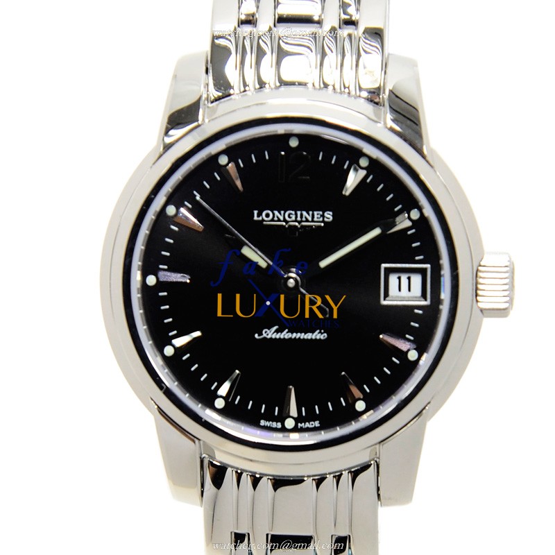 Longines L2.263.4.52.6 SAINT IMIER Automatic Steel | Black Dial | Silver Strap Replica Watch