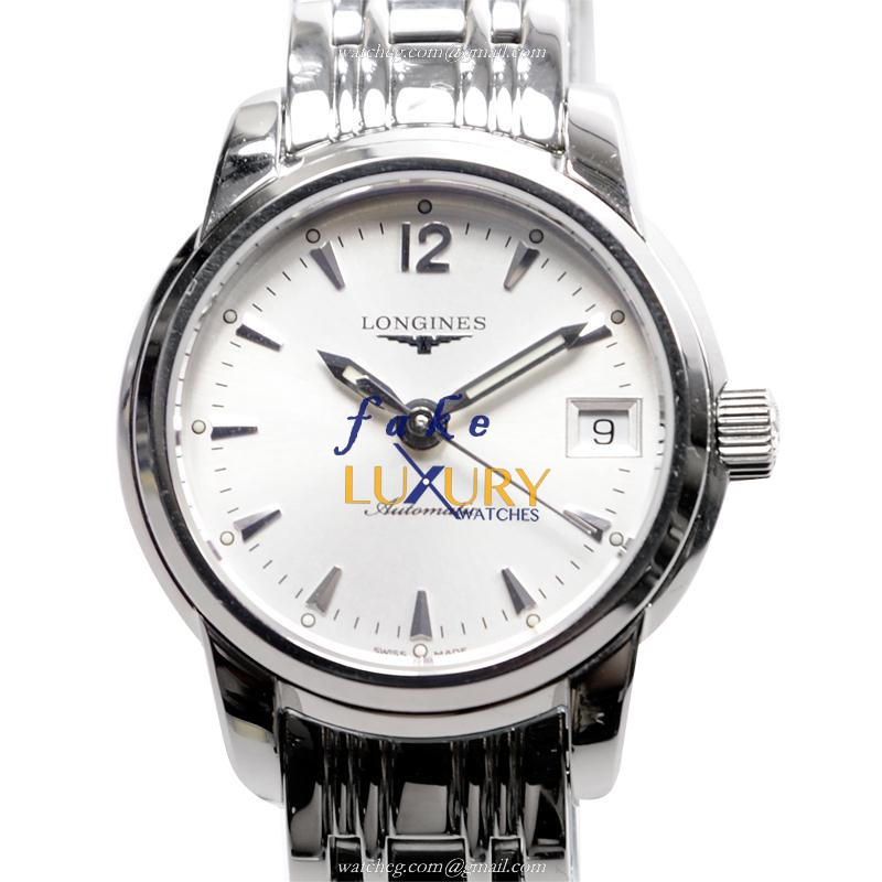 Longines L2.263.4.72.6 Saint Imier Replica Watch, Automatic, White Dial, Steel Bracelet