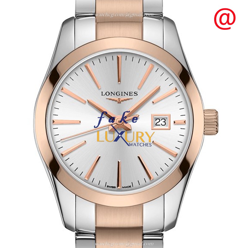 Longines L2.286.3.72.7 - Replica Watch - Conquest Classic - Quartz - Gold Plated Steel Case