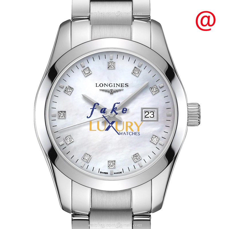 Longines L2.286.4.87.6 Conquest Classic Replica Watch White Dial Quartz Stainless Steel