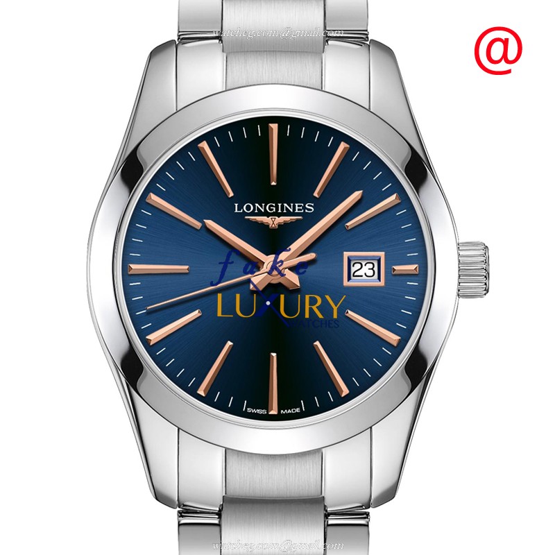 - L2.286.4.92.6 Longines Replica Watch - Quartz - Blue Dial - Stainless Steel Case - Luxury Replica Watch