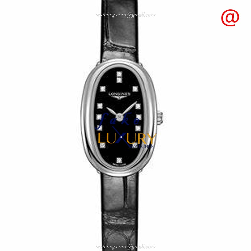 Longines L2.304.4.57.0 SYMPHONETTE Auto Stainless Steel Dial Alligator Strap Replica Watch