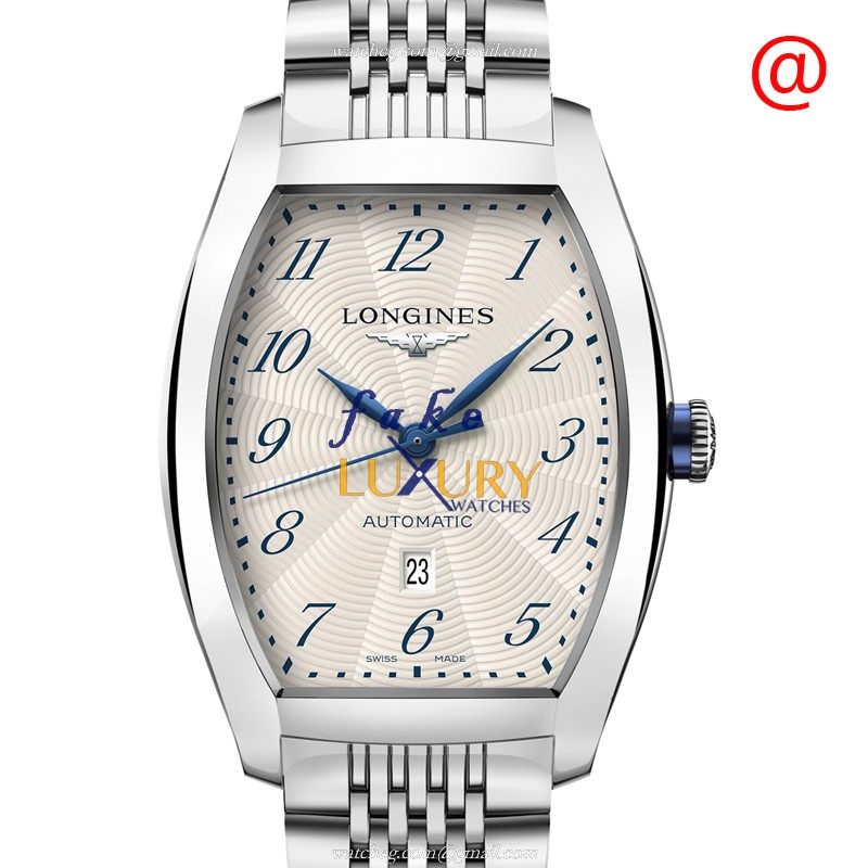 Longines L2.342.4.73.6 EVIDENZA Auto Stainless Steel Replica Watch, Swiss Movement, Silver Dial