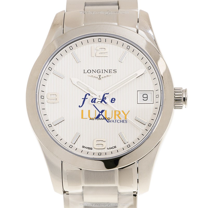 Longines L2.385.4.76.6 Conquest Classic - Replica Watch - White Dial - Automatic - Steel Bracelet