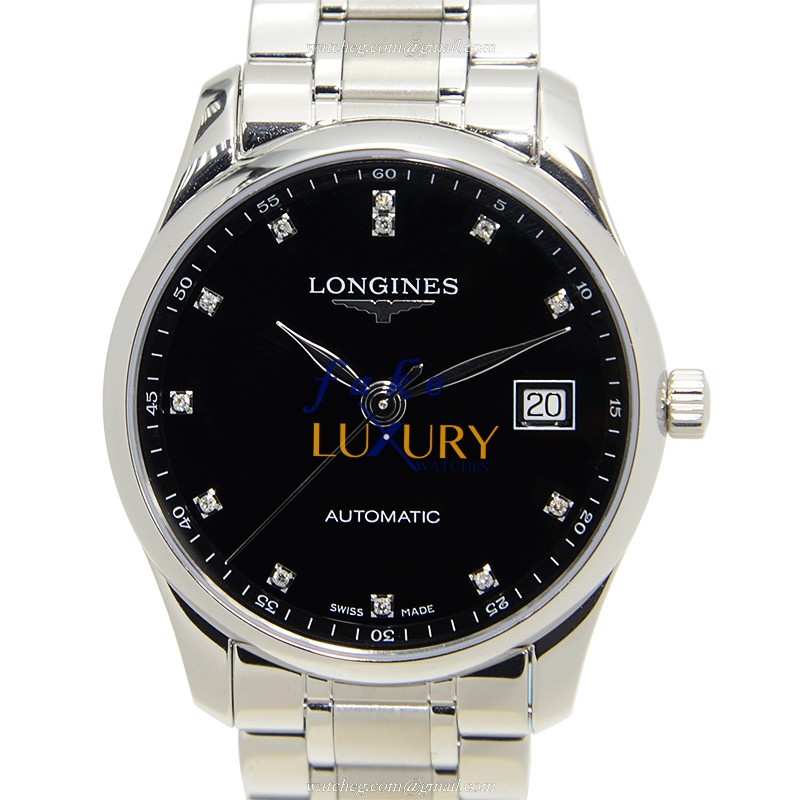 Longines L2.518.4.57.6 Master Replica Watch - Automatic - Black Dial - Steel Case - 36mm