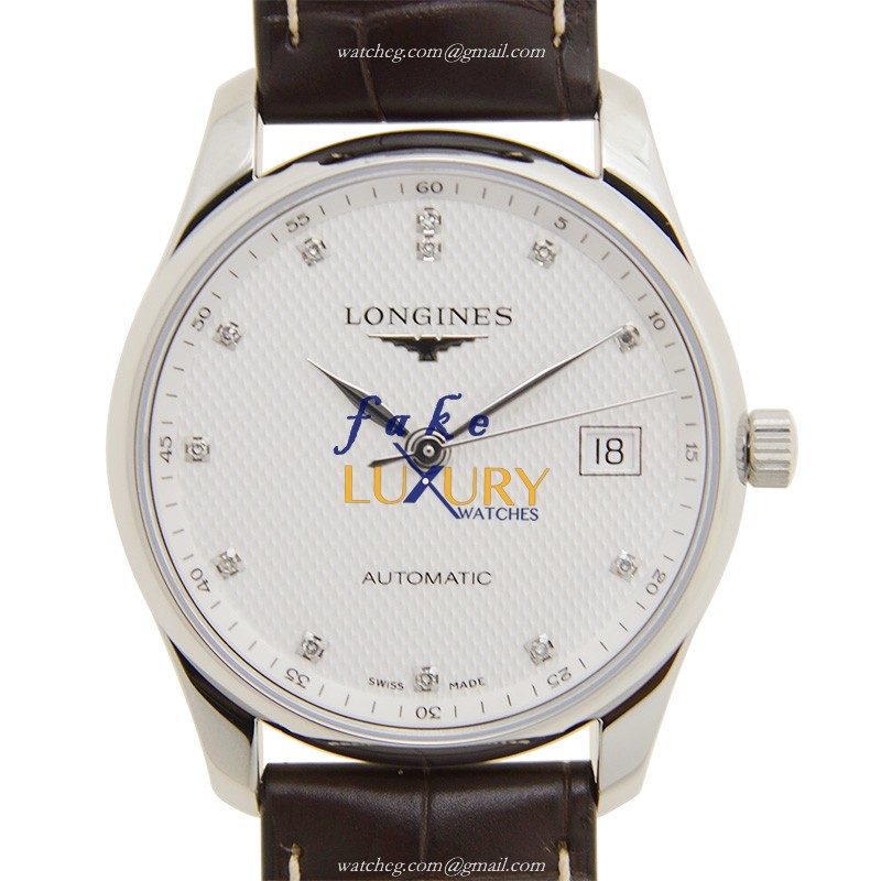 Longines L2.518.4.77.3 MASTER Replica Watch, Automatic Movement, Silver Dial, Steel Case