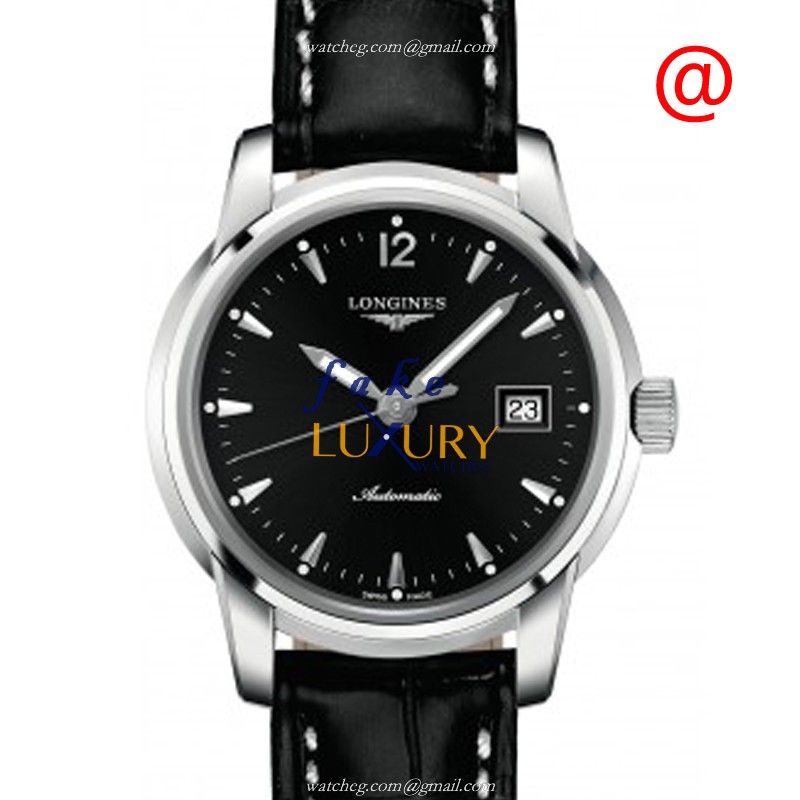 Longines L2.563.4.52.3 Saint Imier Replica Watch Automatic Movement Black Dial Steel Case Black