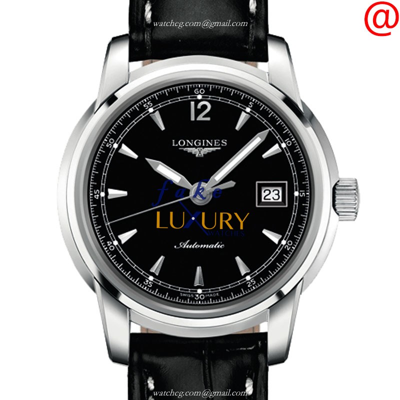 Longines L2.563.4.59.3 Saint Imier Replica Watch Automatic Movement Black Dial Stainless Steel