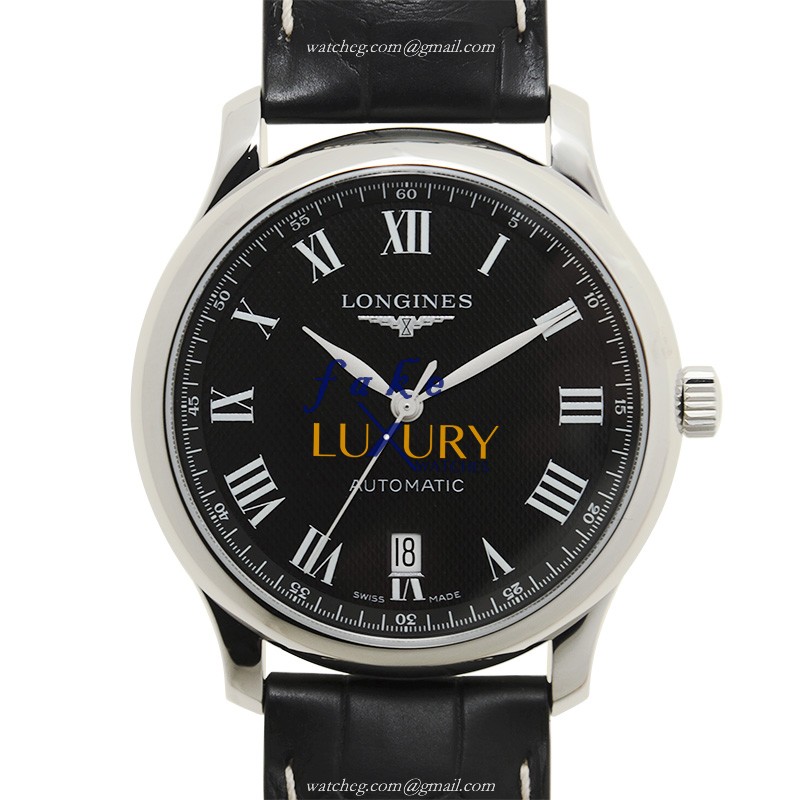 Longines L2.628.4.51.7 - Master Automatic - Stainless Steel - Replica Watch - 38.5mm Black Dial