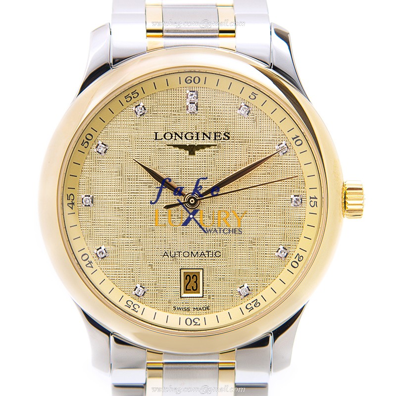 Longines L2.628.5.38.7 | MASTER | Gold Dial | Automatic | Stainless Steel | Replica Watch