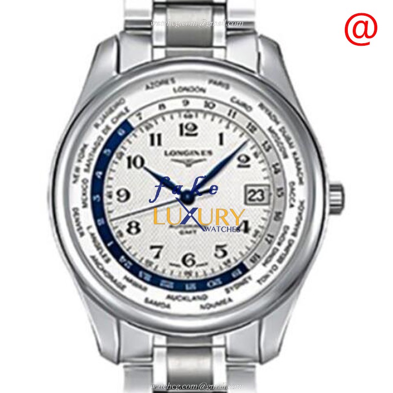 Longines L2.631.4.70.6 Master Automatic Stainless Steel Replica Watch - White Dial - Folding Clasp