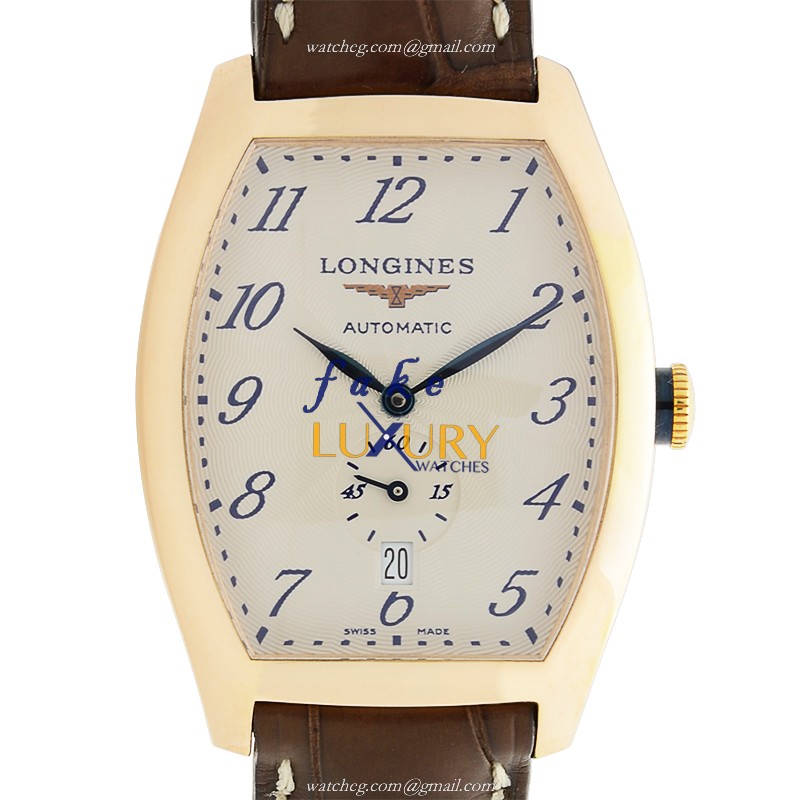 Longines L2.642.8.73.2 Evidenza Replica Watch, 18kt Rose Gold, Automatic, Silver Dial - Luxury Replica Watch