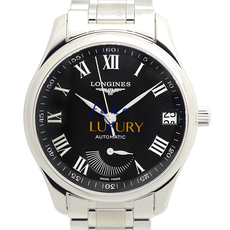 Longines L2.666.4.51.6 Replica Watch, Automatic, Black Dial, Stainless Steel Case