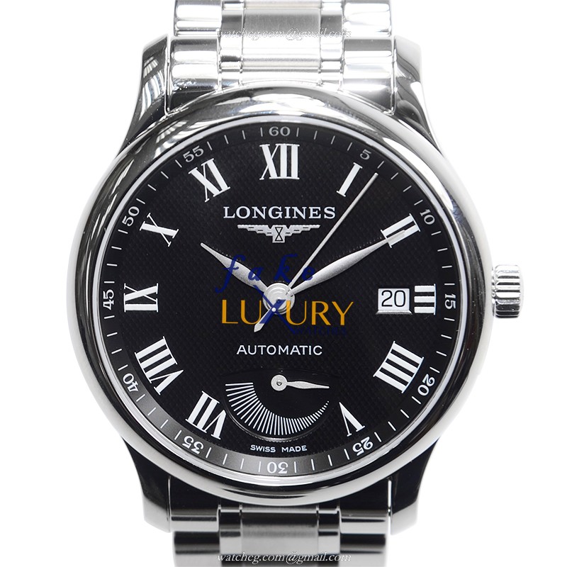 Longines L2.708.4.51.6 Replica Watch, Automatic Swiss Movement, Stainless Steel Case, Black Dial - Luxury Replica Watch
