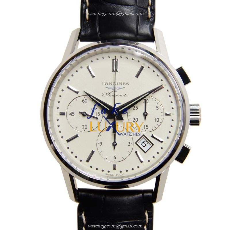 Longines L2.749.4.72.2 Heritage Automatic Stainless Steel Replica Watch - Swiss Movement, Silver